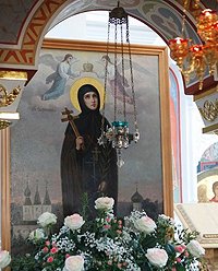 Святейший Патриарх Кирилл осмотрел древние фрески Спасо-Преображенского храма Полоцкого Евфросиниевского монастыря
